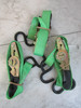 3 Retractable Ratchet Tie down Straps 1,500Lb Break Strength 500Lb Safe Work gallery