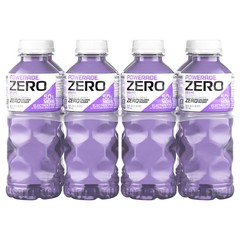 POWERADE Electrolyte Enhanced Zero Sugar Grape Sports 20 Fl Oz (Pack of 8)
