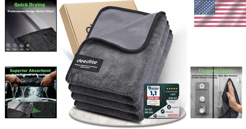 Ultra Absorbent Microfiber Car Drying Towel gallery