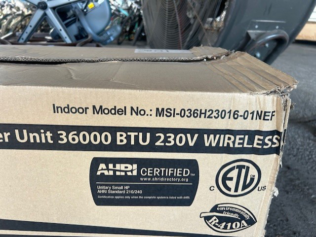 Whynter MSFS-036H23016-01NE Mini Split Air Conditioner gallery