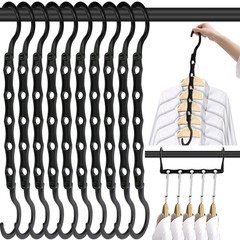 5/10 Pack Magic Hangers Space Saving Hangers Closet Space Saver Hanger Organizer