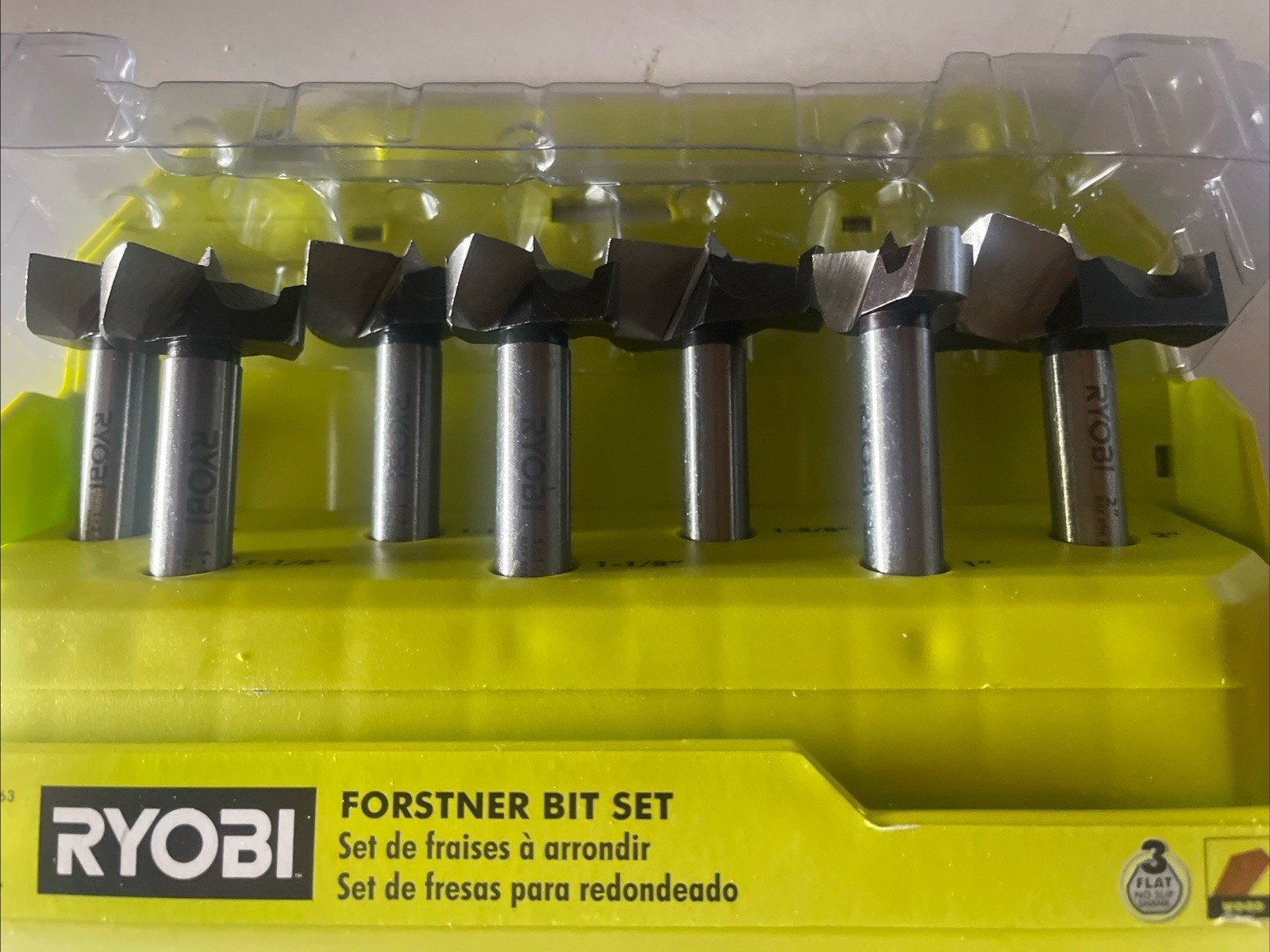 RYOBI A9FS7 Forstner Bit Set 7 Pieces With Hard Case gallery