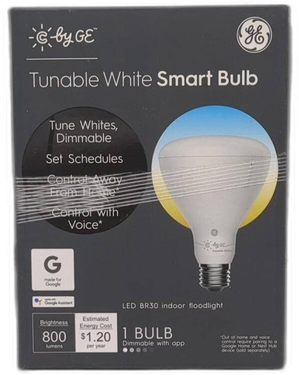 GE CYNC Smart LED Light Bulbs, Tunable White, Bluetooth and Wi-Fi, Works with gallery
