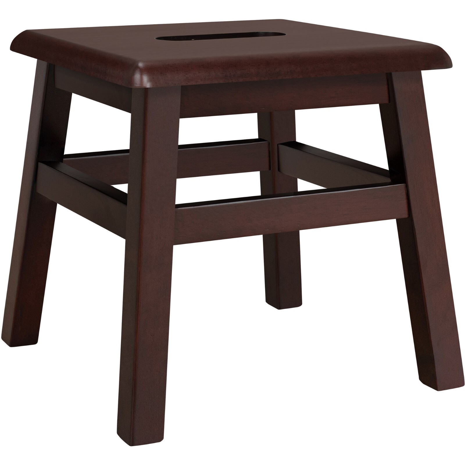 eHemco Solid Hardwood Step Stool/Footstool, 12.25 Inches (Collectible) gallery