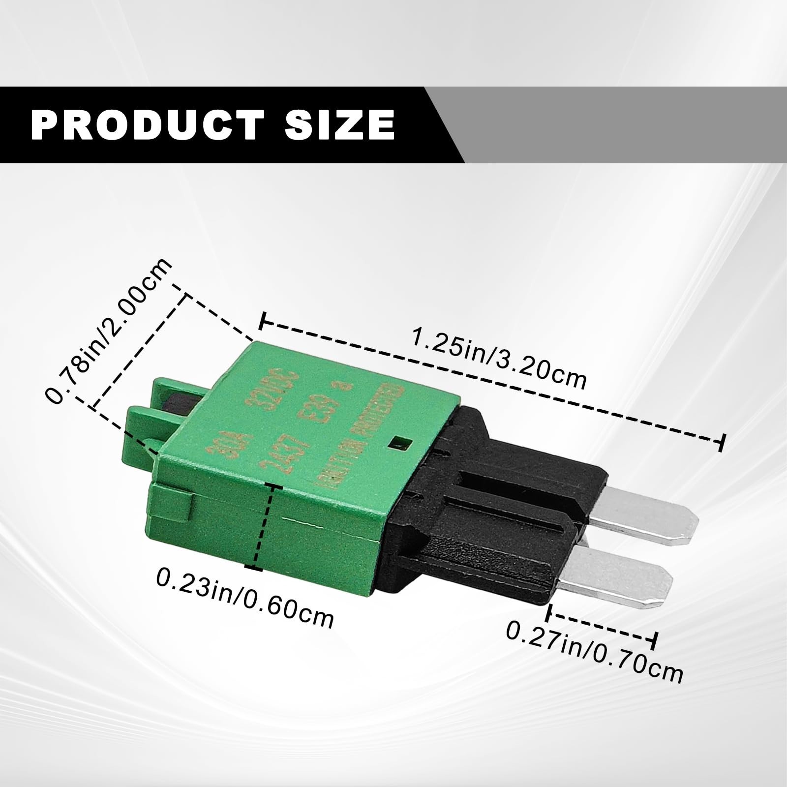 6pcs 32vdc Manual Reset Low Circuit Breaker Blade Fuse E39 ATC/ATO (5A 10A 15... gallery