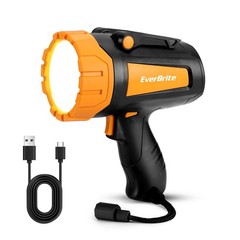 EverBrite 500LM Powerful Rechargeable Spotlight LED Flashlight Adjustable Stands