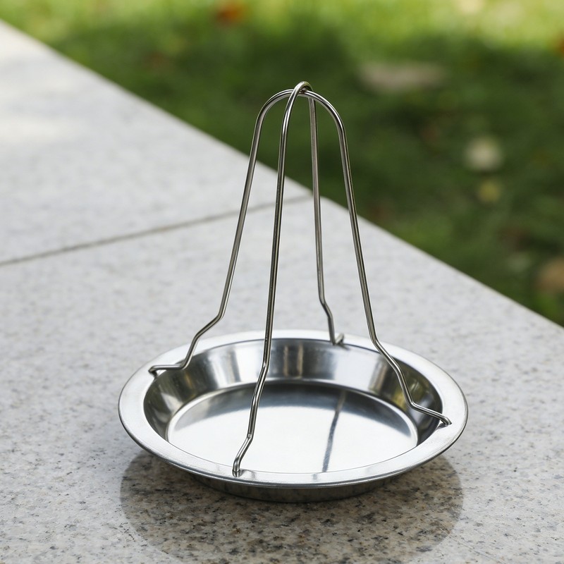 Compact Vertical Chicken Roaster 195cm Stainless Steel for Home and Party Use gallery