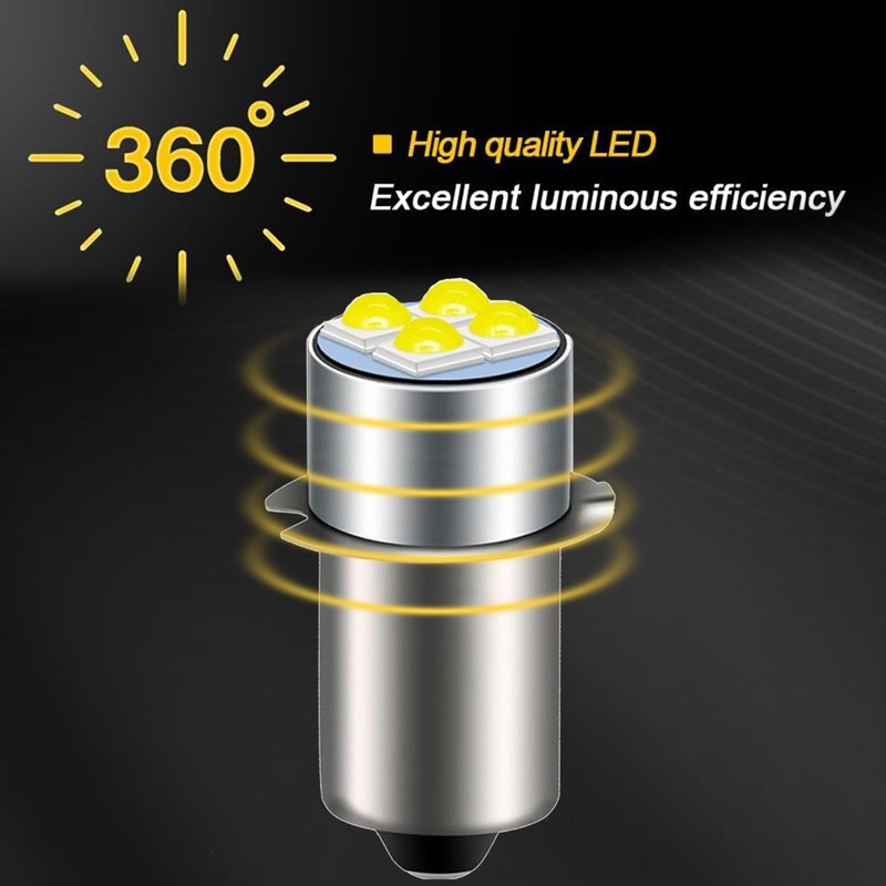 (4) 18 VOLT LED Flashlight Replacement Xenon Bulb / 18v for RYOBI ONE+ Cordless gallery