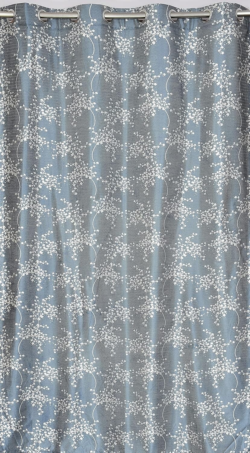 New 2 Piece Eyelet Polyester Door Curtain Set - 7 feet gallery