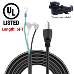 6FT Pool Pump Power Cord Replacement for Hayward Pool Pump Power Flo Catridge