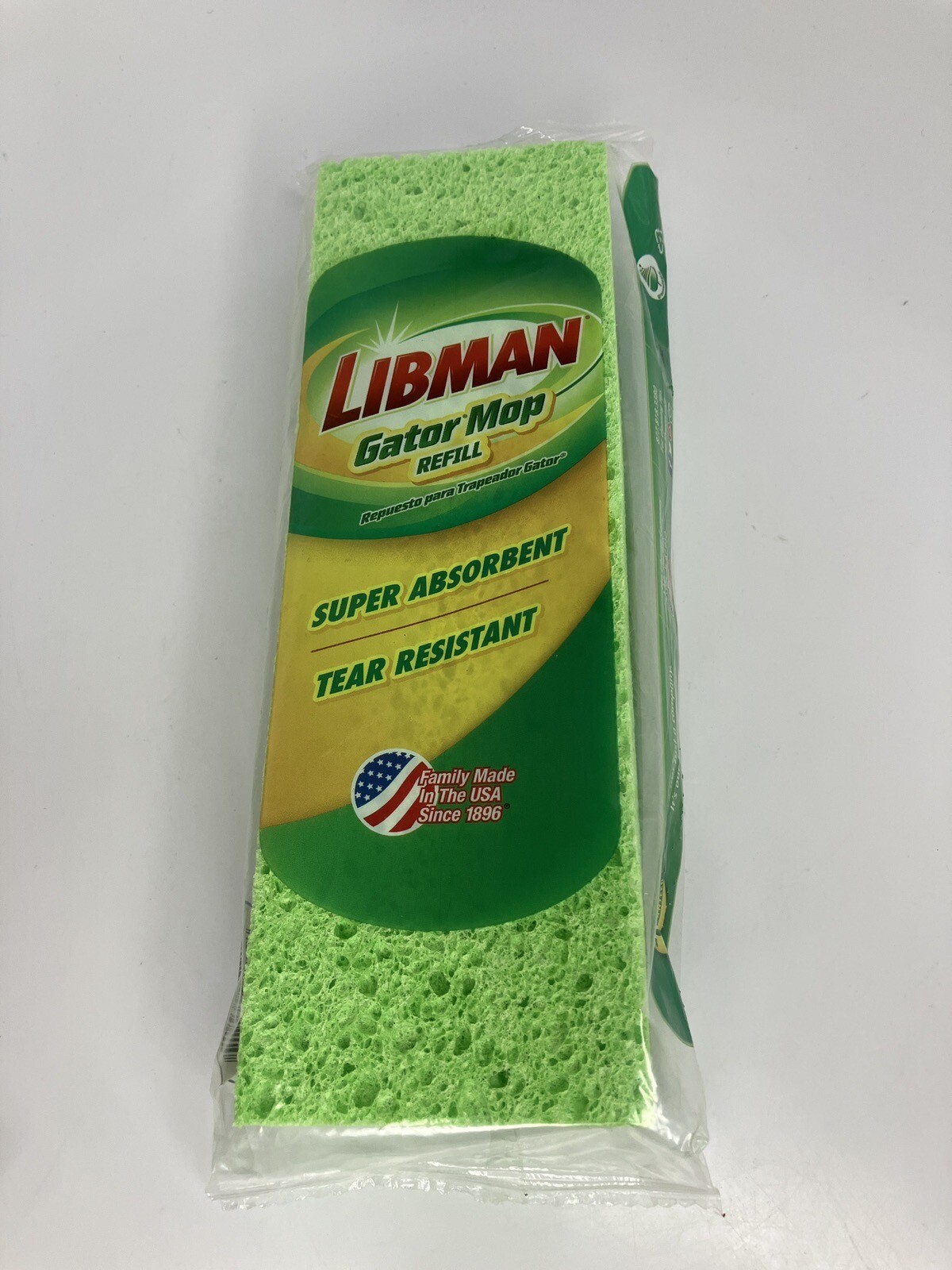 LIBMAN Gator Mop Refill 1 pk Tear Resistant Super Absorbent NEW - FREE USA SHIP gallery