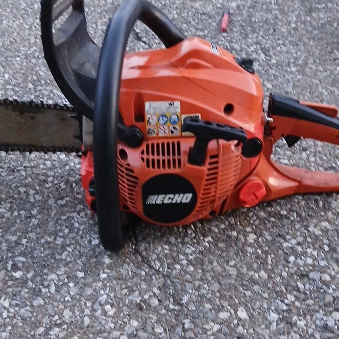 ECHO Gasoline Chainsaw w/ Chain Brake, Two-Handed Grip, Orange/Black gallery