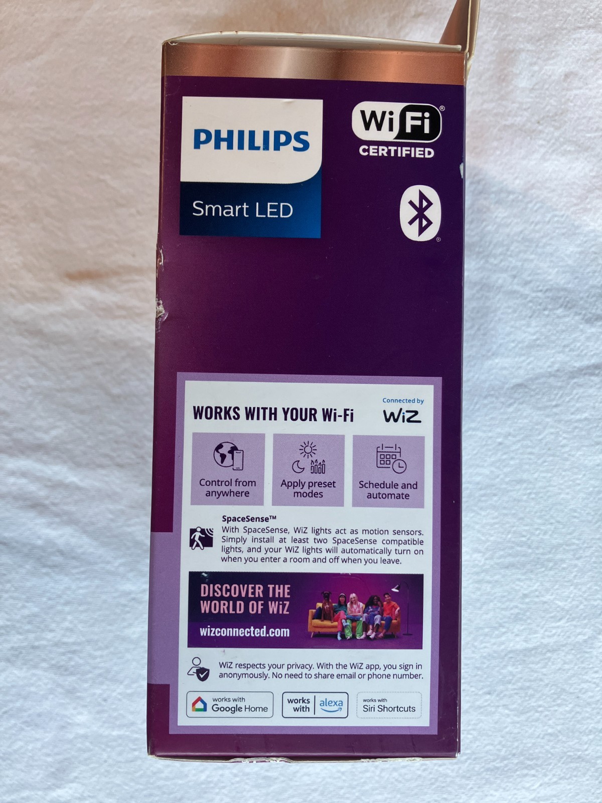 Philips Smart LED Easy Control Connected By WIZ Wi-Fi, 60W, ST19, E26, 500 Lumen gallery