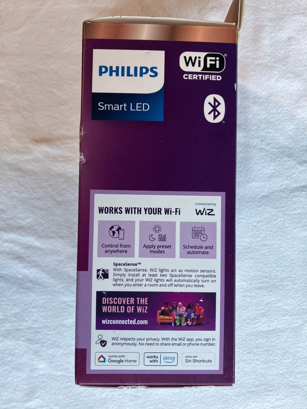 Philips Smart LED Easy Control Connected By WIZ Wi-Fi, 60W, ST19, E26, 500 Lumen gallery