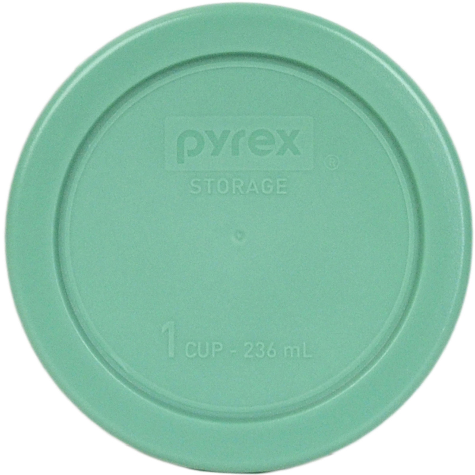 Pyrex 7202-PC 4" Round Green Replacement Lid 4 Pack For 1 Cup Glass Bowl New gallery