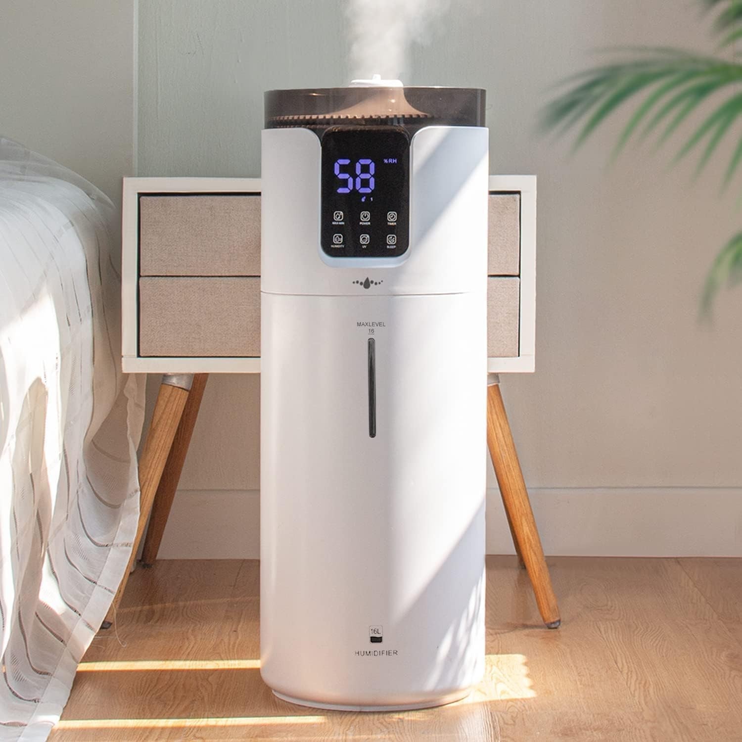 Humidifier Large Room 16L/4.2Gal - Lacidoll Whole House Humidifier 1500 Sq Ft. gallery