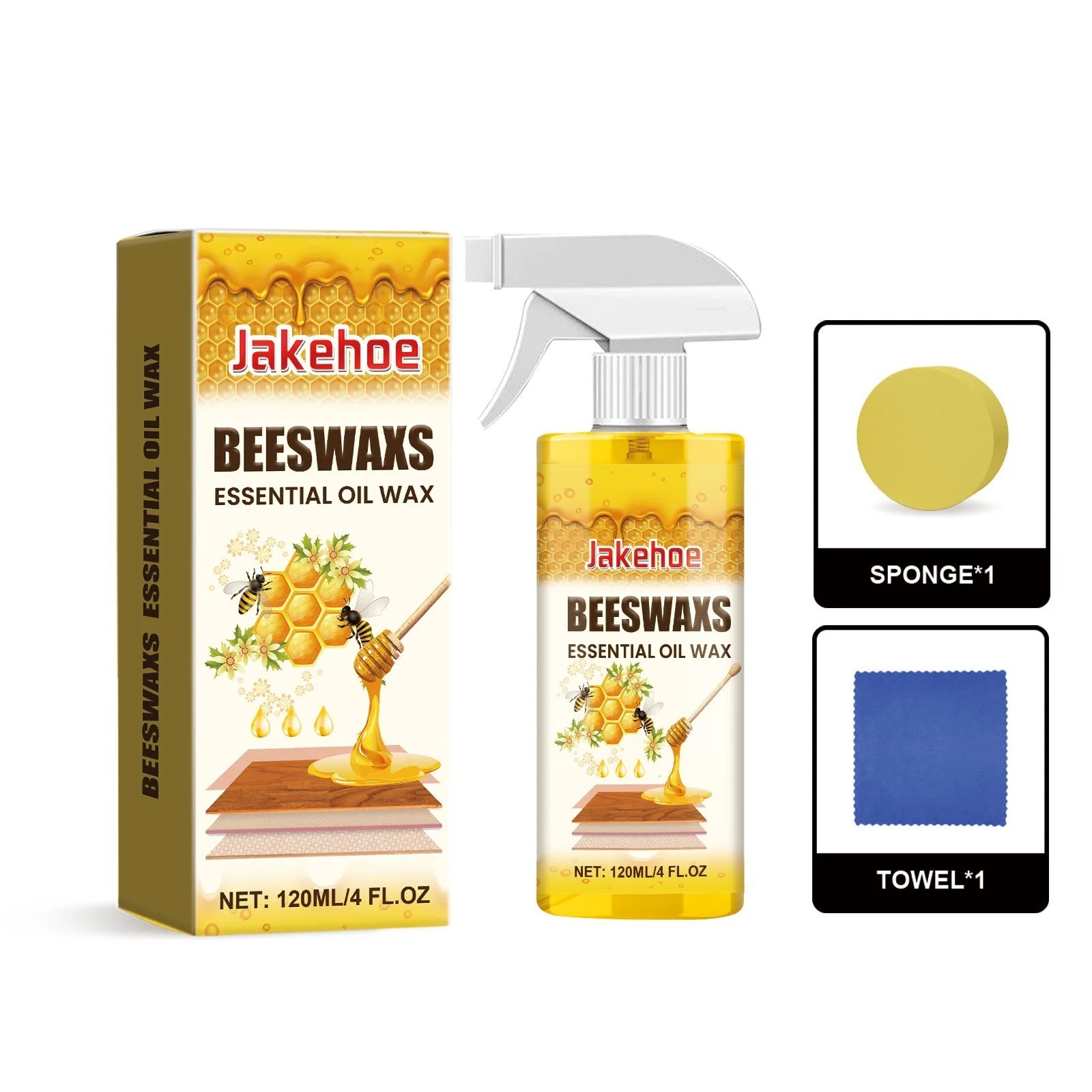 Beeswax Spray Essential Oil Wax,Multi-Purpose Furniture Polish,Wood Care Spray gallery