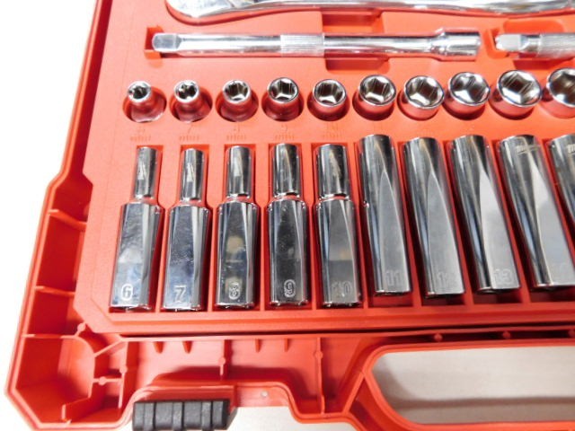 Milwaukee 56pc 3/8" Drive Socket Set SAE/Metric 48-22-9008 gallery
