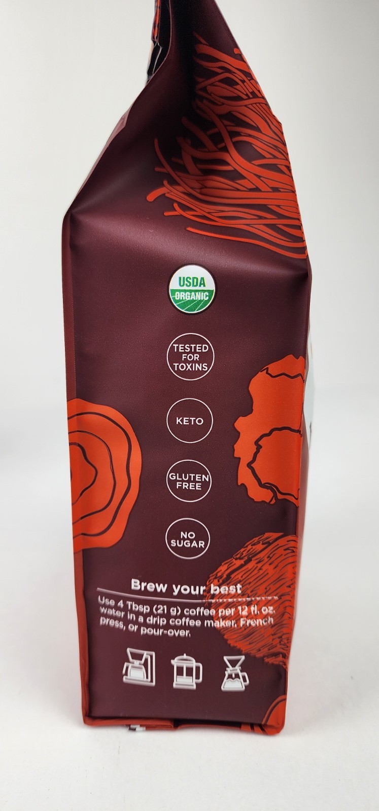 Four Sigmatic Think Organic Ground Coffee Lions Mane Mushroom 07/26 (4 Pack) gallery