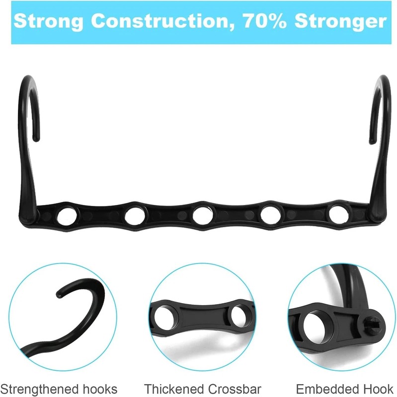 10 Pack Magic Hangers Space Saving Hangers Closet Space Saver Hanger Organizer gallery