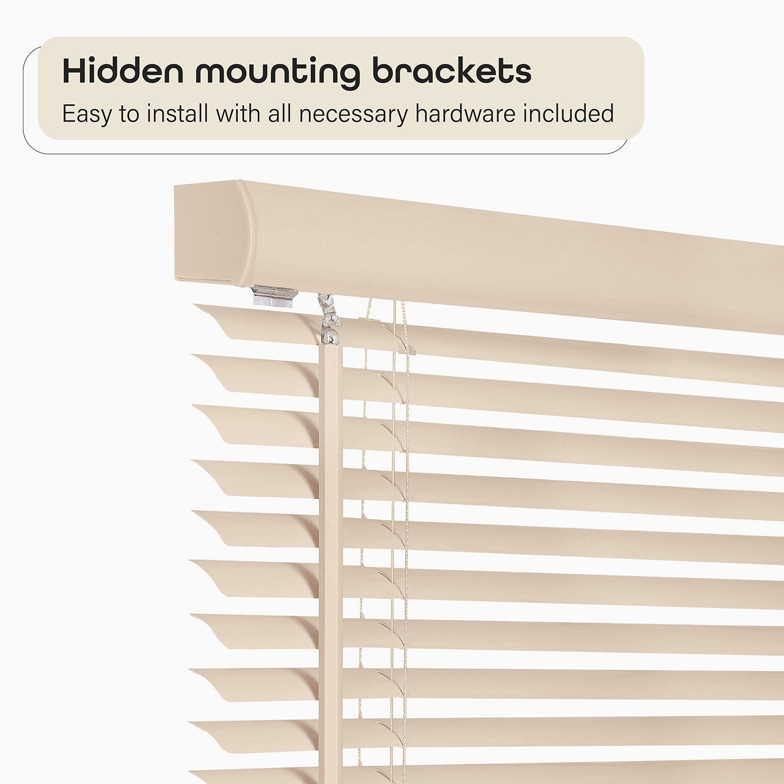 Filtering Light Mini Blind 35 W x 72 H Alabaster Morningstar Cordless Inch Width gallery