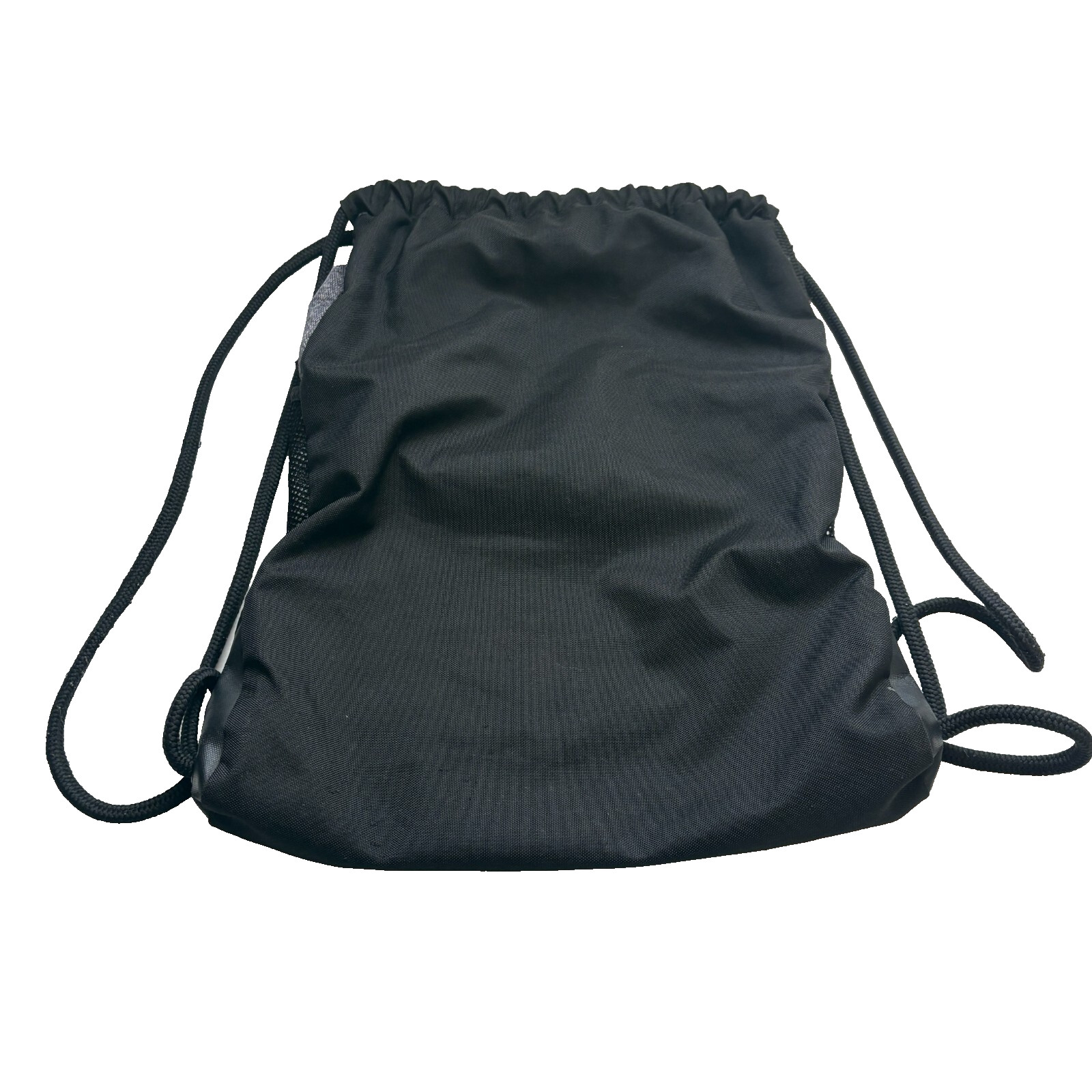 Adidas Sackpak Drawstring Back Pack Black & Grey Multiple Pockets Gym Bag 2