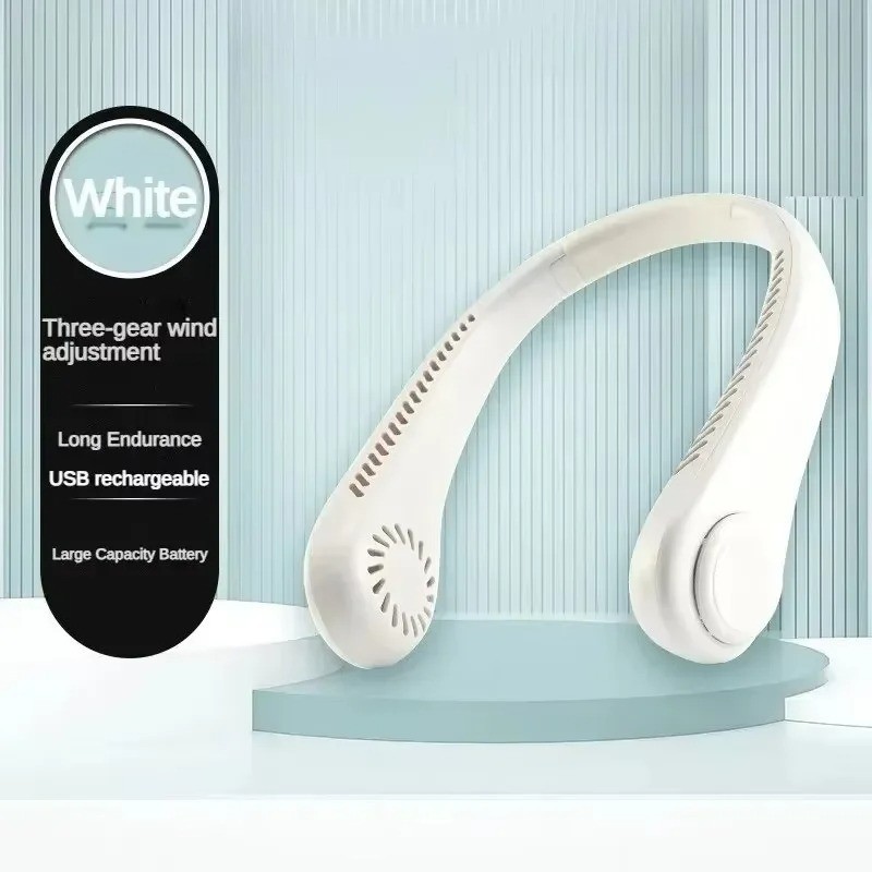 USB Portable Hanging Neck Fan Cooling Air Cooler Little Electric Air Conditioner gallery