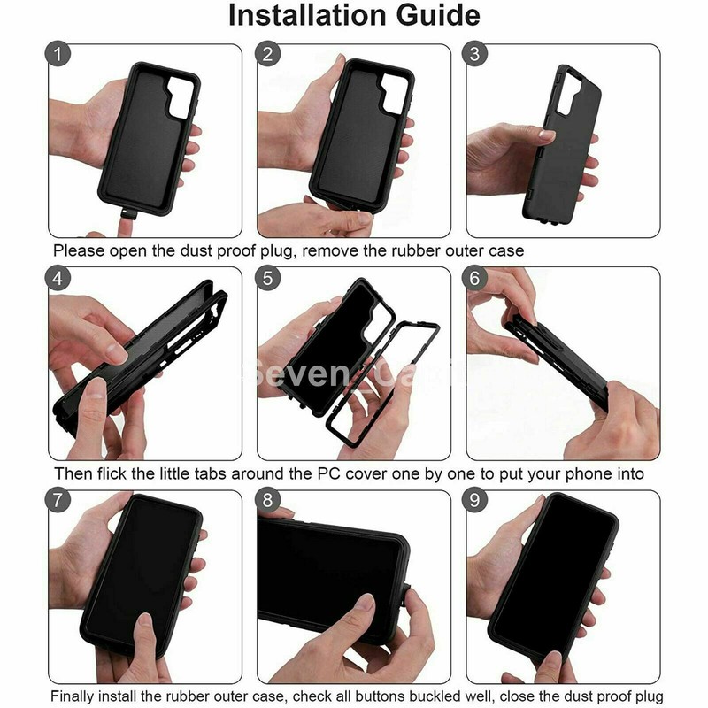 Heavy Duty Shockproof Case For Samsung Galaxy S23 S23+ Plus S22 S21 Ultra Cover gallery