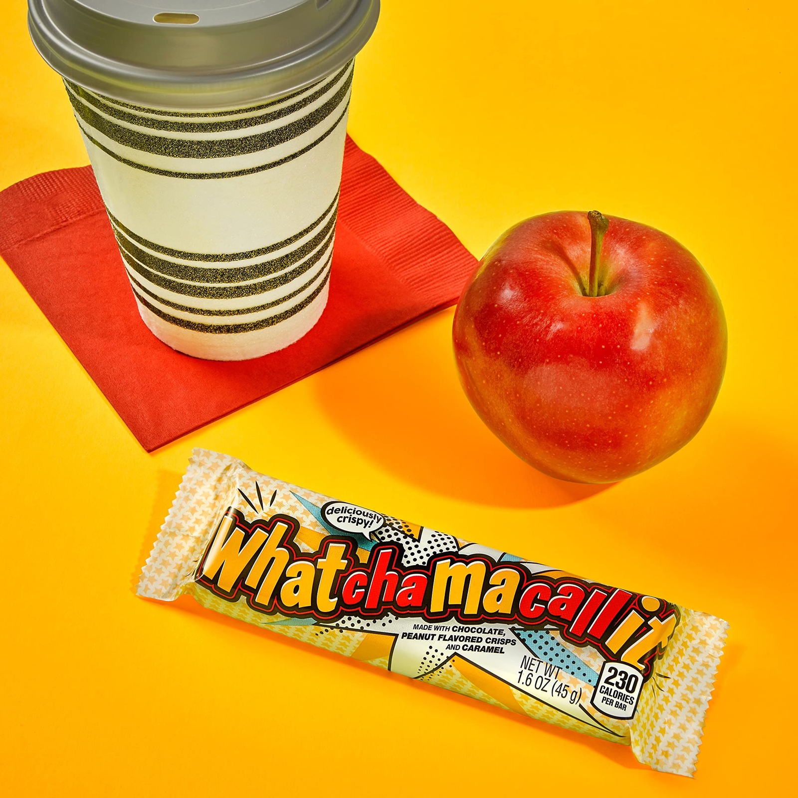 WHATCHAMACALLIT Chocolate Caramel Peanut Crisps Candy Bars, 1.6 oz (36 Count) gallery