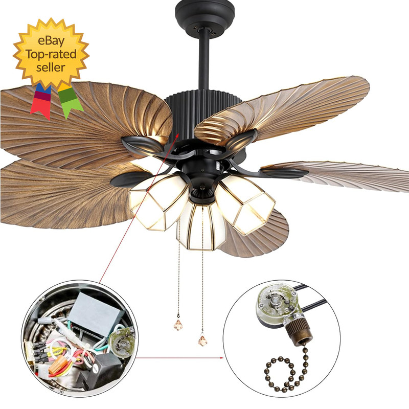 3 Pack Ceiling Fan Pull Chain Switch Zing Ear ZE 109 Two Wire Light Switch gallery