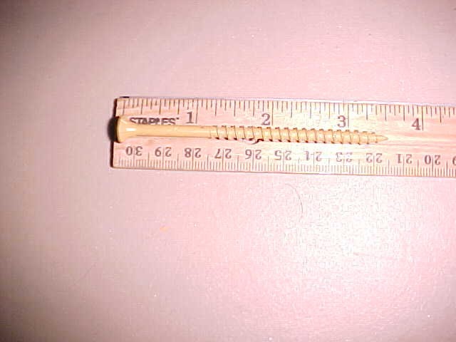 2-1/2 lbs #10X 3-1/2" Tan Deck Plus Exterior Wood Screws W/2-1 & 2-2" T-25 Bits gallery