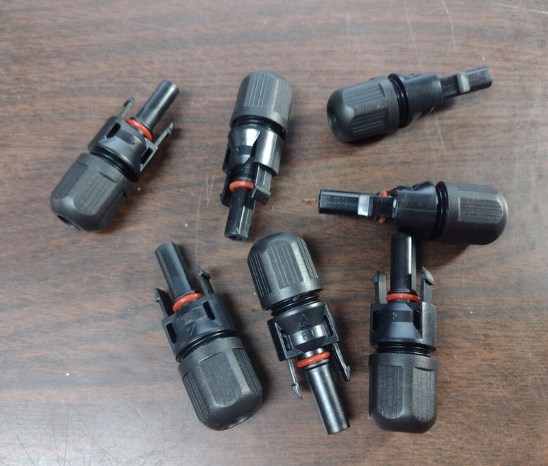 MC4 SOLAR CONNECTOR MIXED BUNDLE MALE/FEMALE STANDARD & Y-CONNECTORS WRENCH TOOL gallery