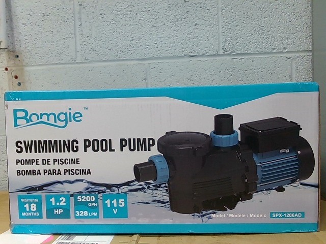 Bomgie 115V Dual Speed Pool Pump Inground Above Ground 5200GPH gallery