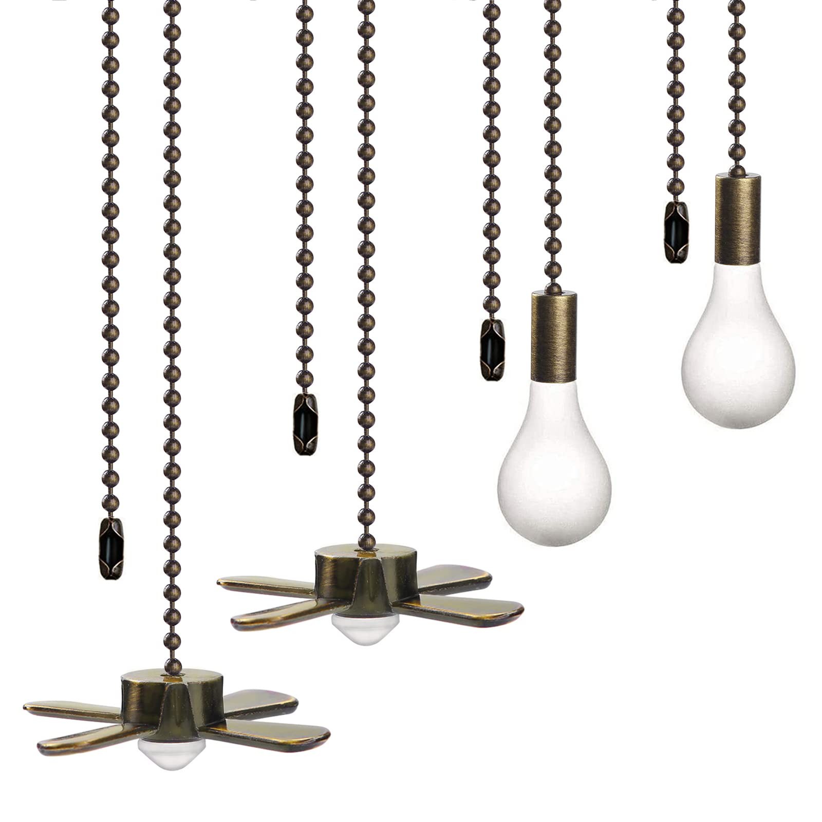 Ceiling Fan Pull Chain Fan Pulls 4PCS Light Fan Pattern Pull Chain Extension ... gallery
