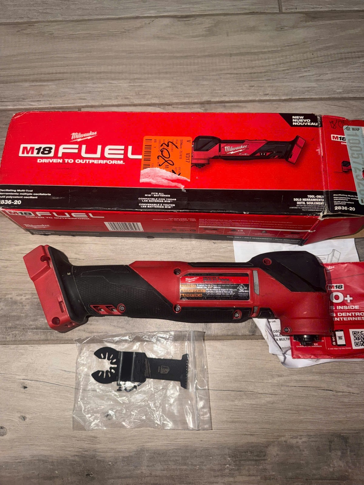 Milwaukee 2836-20 M18 FUEL Oscillating Multi-Tool (Tool Only) gallery