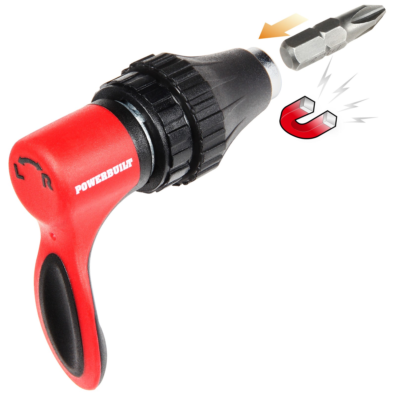 Powerbuilt L-Type Mini Ratcheting Bit Driver - 941487 gallery