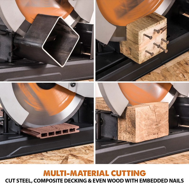 Evolution R355CPS: Multi-Material Cutting Chop Saw With 14 in. Blade gallery