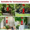 16-Ounce Hummingbird Feeder Glass with 6 Feeding Ports Wide Mouth for Easy Fill gallery