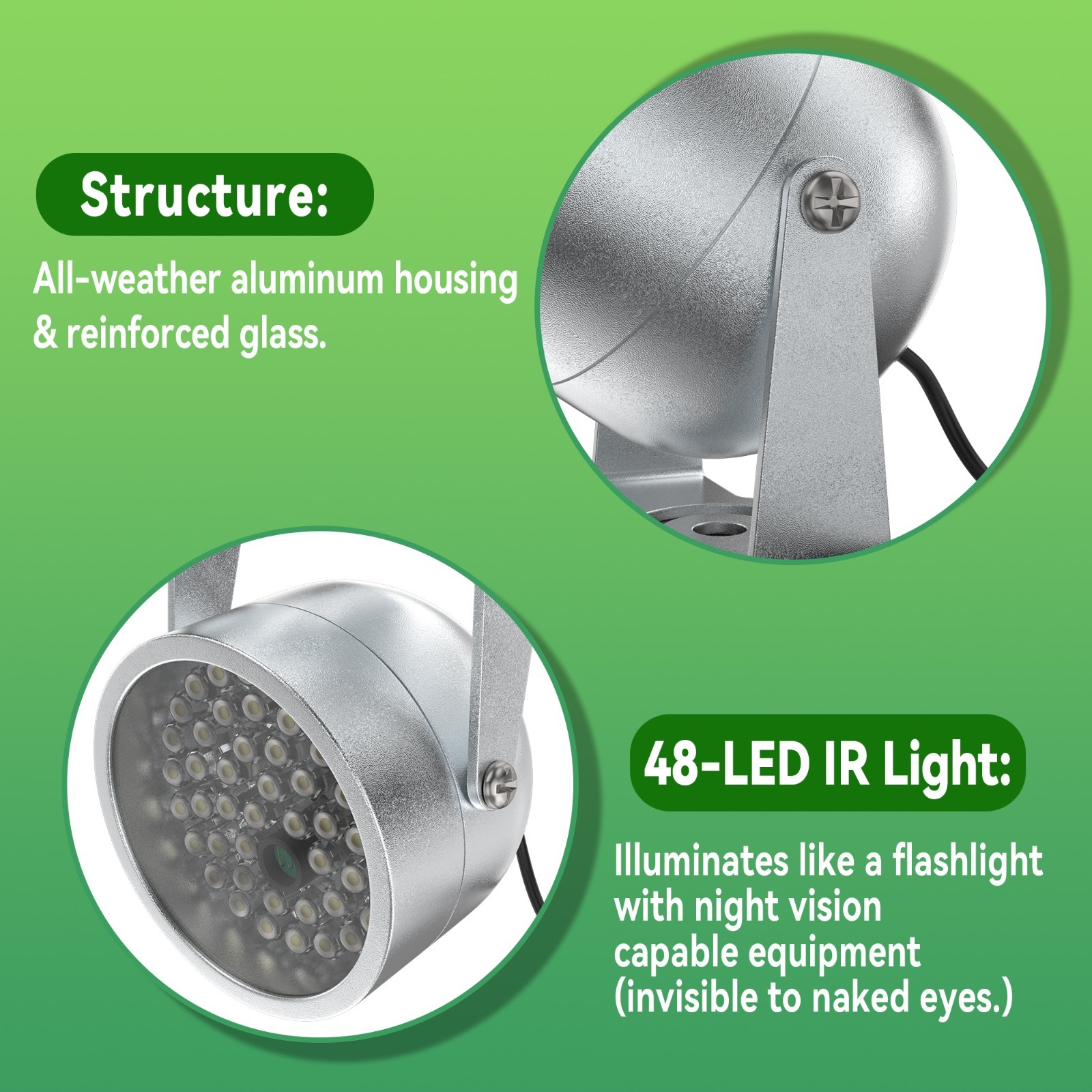 48-LED Illuminator IR Infrared Night Vision Light for Security CCTV Camera gallery