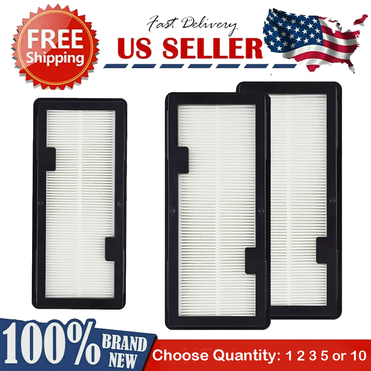 HEPA Filter Set for Samsung Jet Bot Robot Vacuum VR30T80313W VR30T85513W/AA gallery