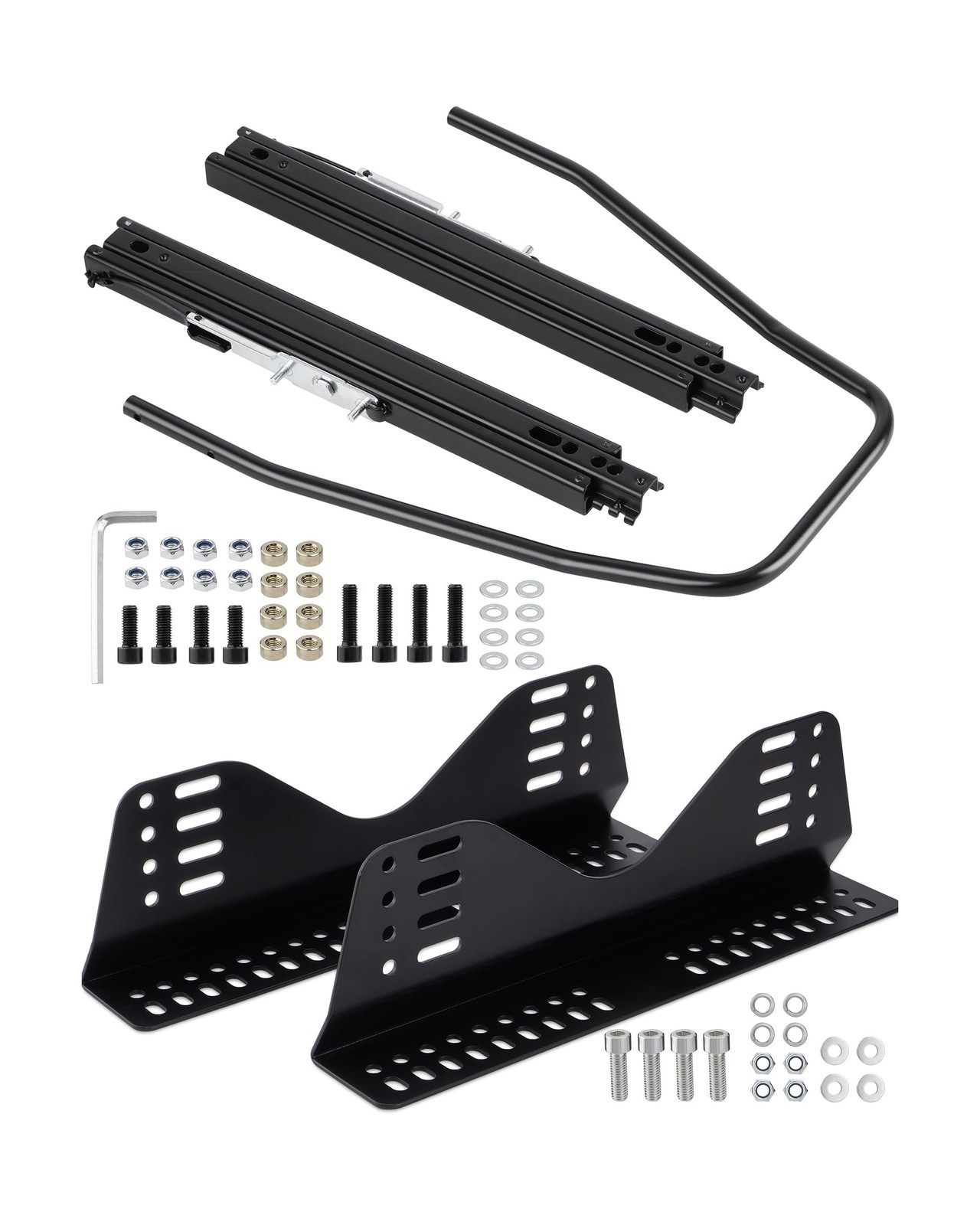 Universal Racing Seat Bracket Durable For Bride,Recaro,Sparco,NRG, MOMO, and OMP gallery