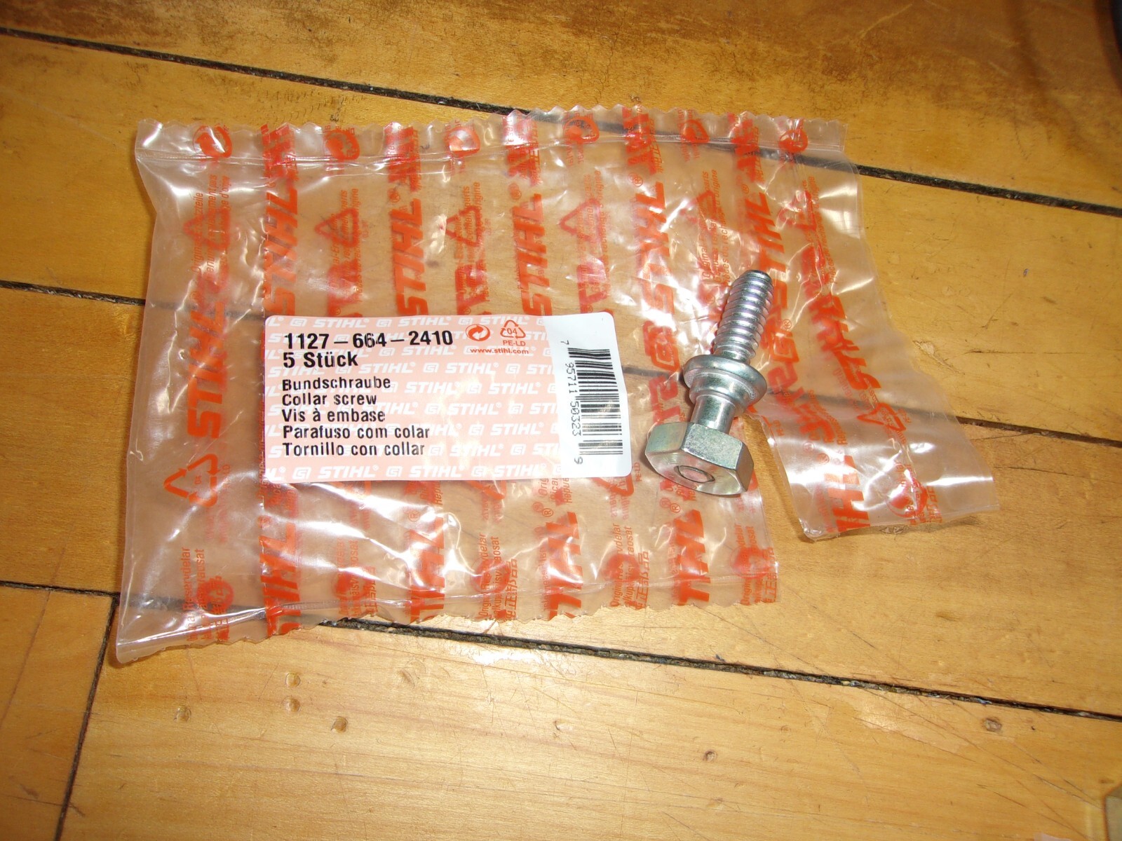 2 Pack Stihl OEM Over Sized Bar Stud & Nut 029 310 290 390 1127-664-2410 GM-K2E2 gallery