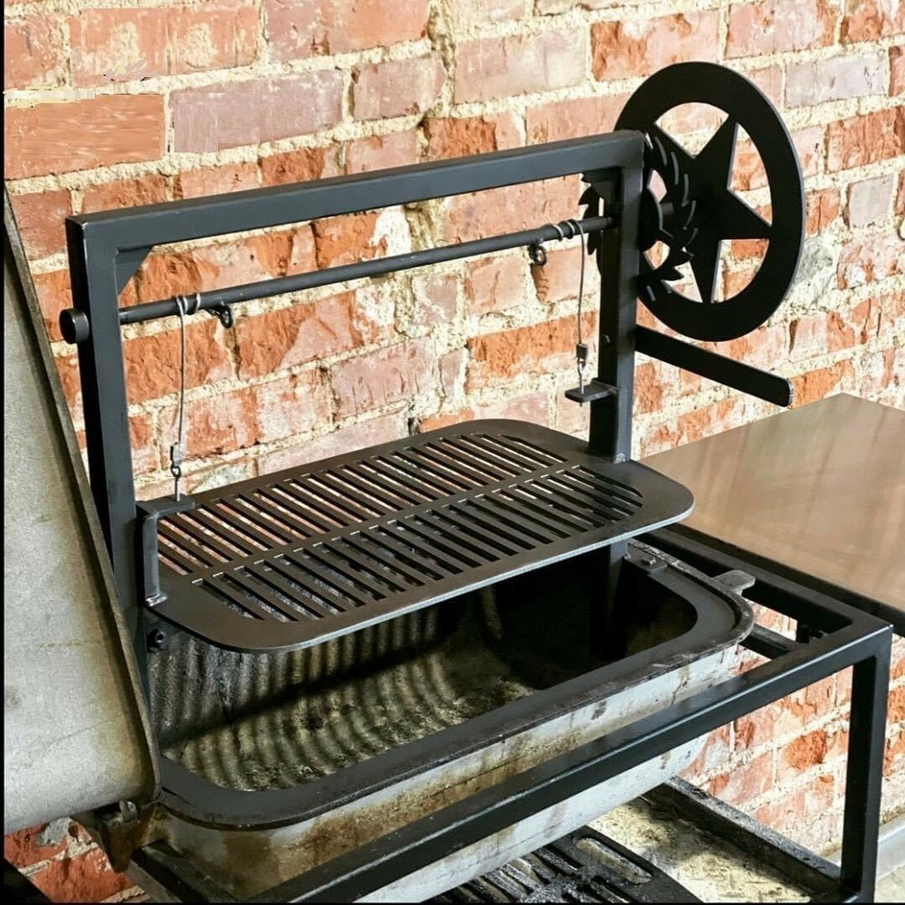 Total Control Santa Maria Grill Attachment for PK Grills with Rotisserie Option