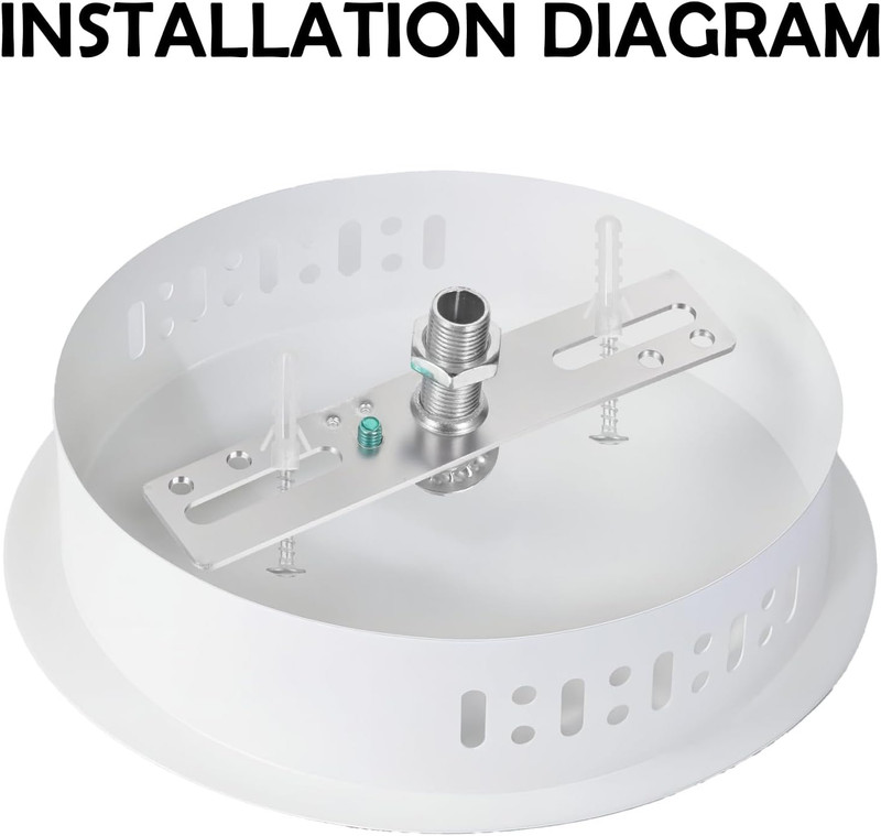 3 Pack 4" Ceiling Light Mounting Bracket Kit Crossbar Hardware for Fixtures gallery