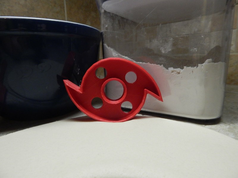 HURRICANE SYMBOL SHAPE MASSIVE TROPICAL STORM CYCLONE COOKIE CUTTER USA PR2190 gallery