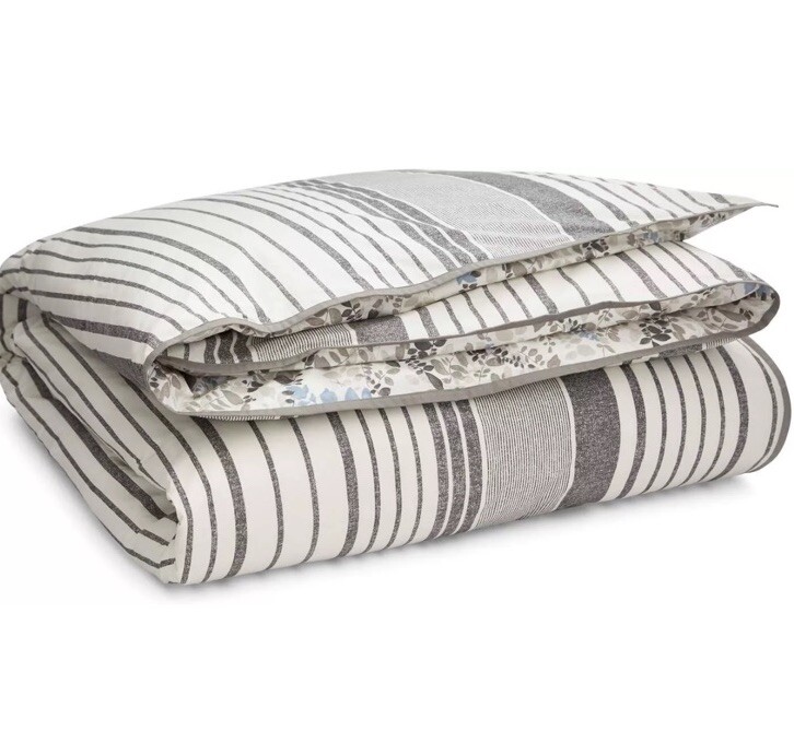 New Ralph Lauren Devon Stripe Full/Queen Duvet Cover & Shams Set 5Pc gallery