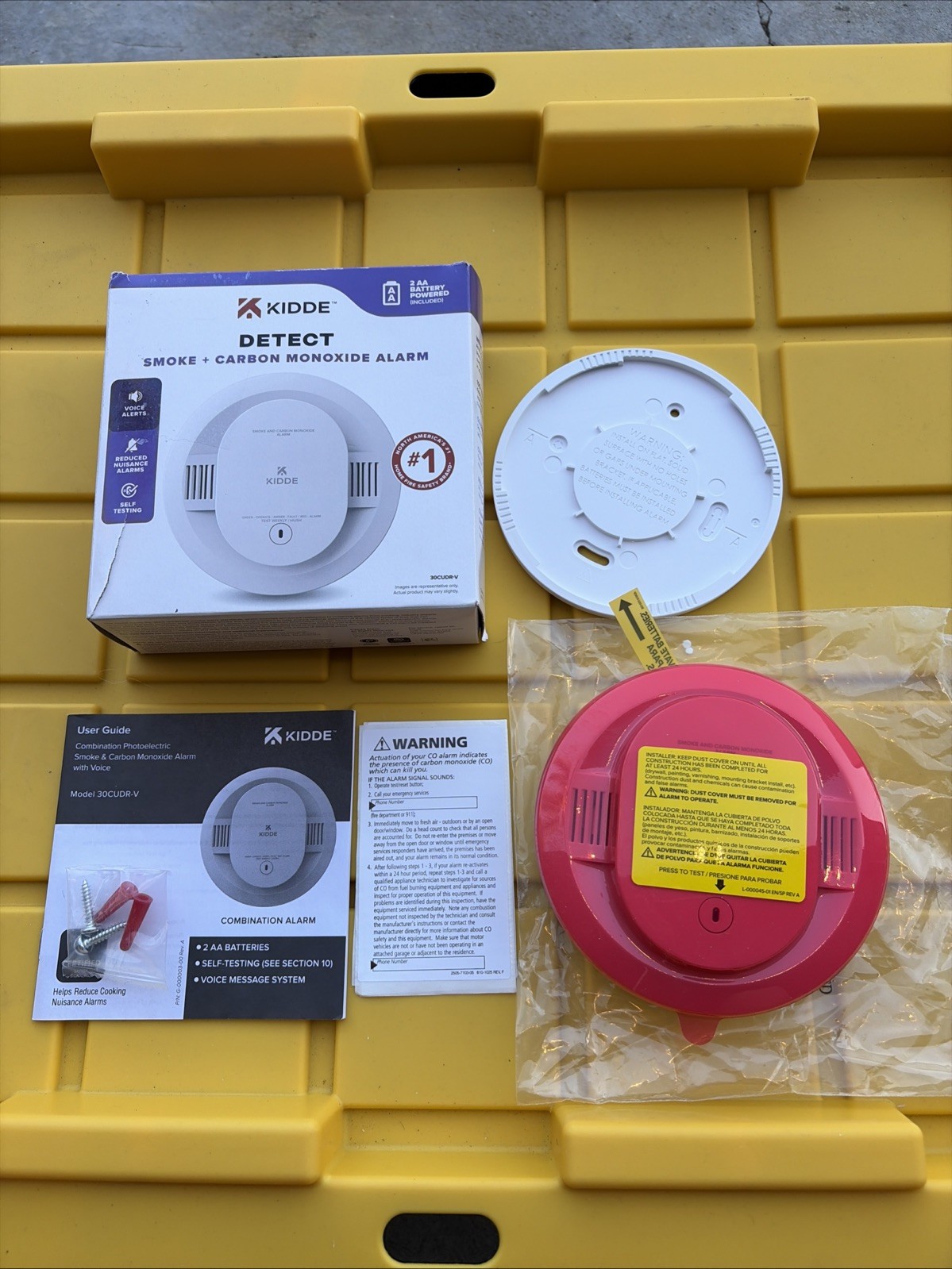 Kidde Smoke and Carbon Monoxide Detector Alarm 85 dB 30CUDR-V w/ Batteries gallery