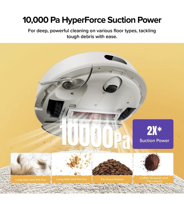 Roborock Q7 M5+ Self-Empty Robot Vacuum Cleaner & Mop, 10000Pa, Dual Anti-Tangle gallery