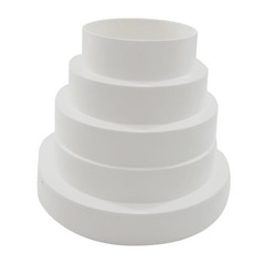 High Quality Plastic Ventilation Systems Tube Reducer Universal Connector