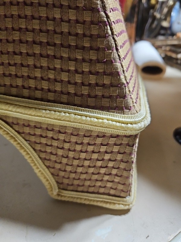 High End Quality Fabric Lamp Shade Arc / Tower Shape Lamp Shades 7X4X12X11 RARE gallery